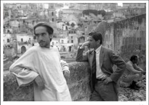 Sassi di Matera (Iraqui-Pasolini sul set de Il Vangelo secondo Matteo, 1964)